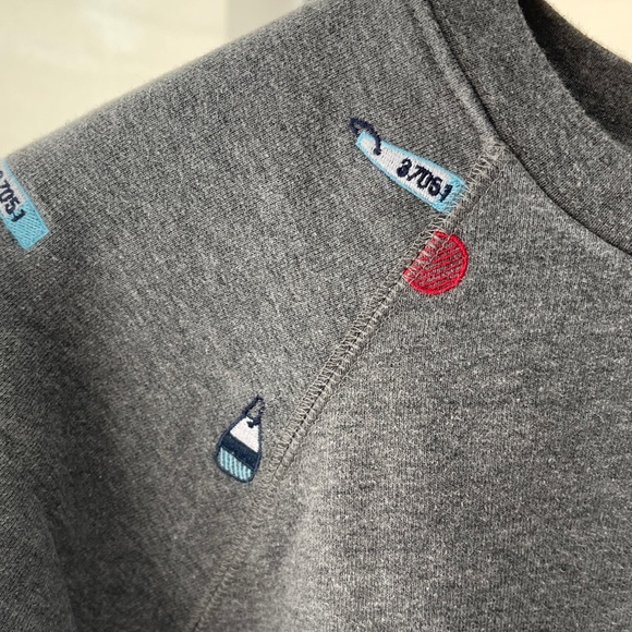 Arborist Nautical Themed Embroidered Crew Neck Sweater - Picture 4 of 5